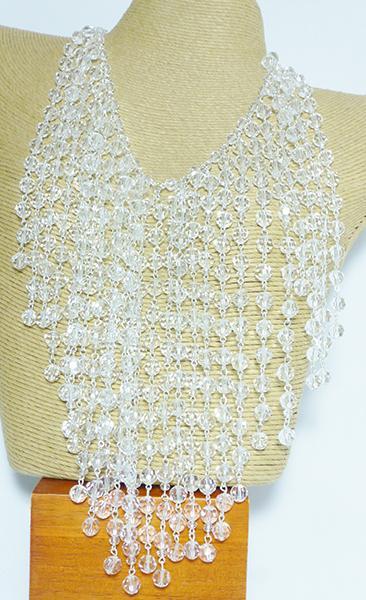 Julia
                Lee 400 Swarovki crystals bib necklace
