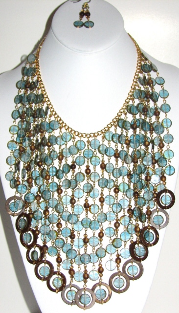 Julia
                Lee bib necklace