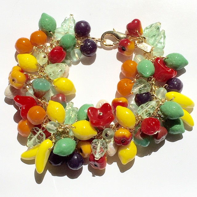 Julia Lee's fruit
                bracelet