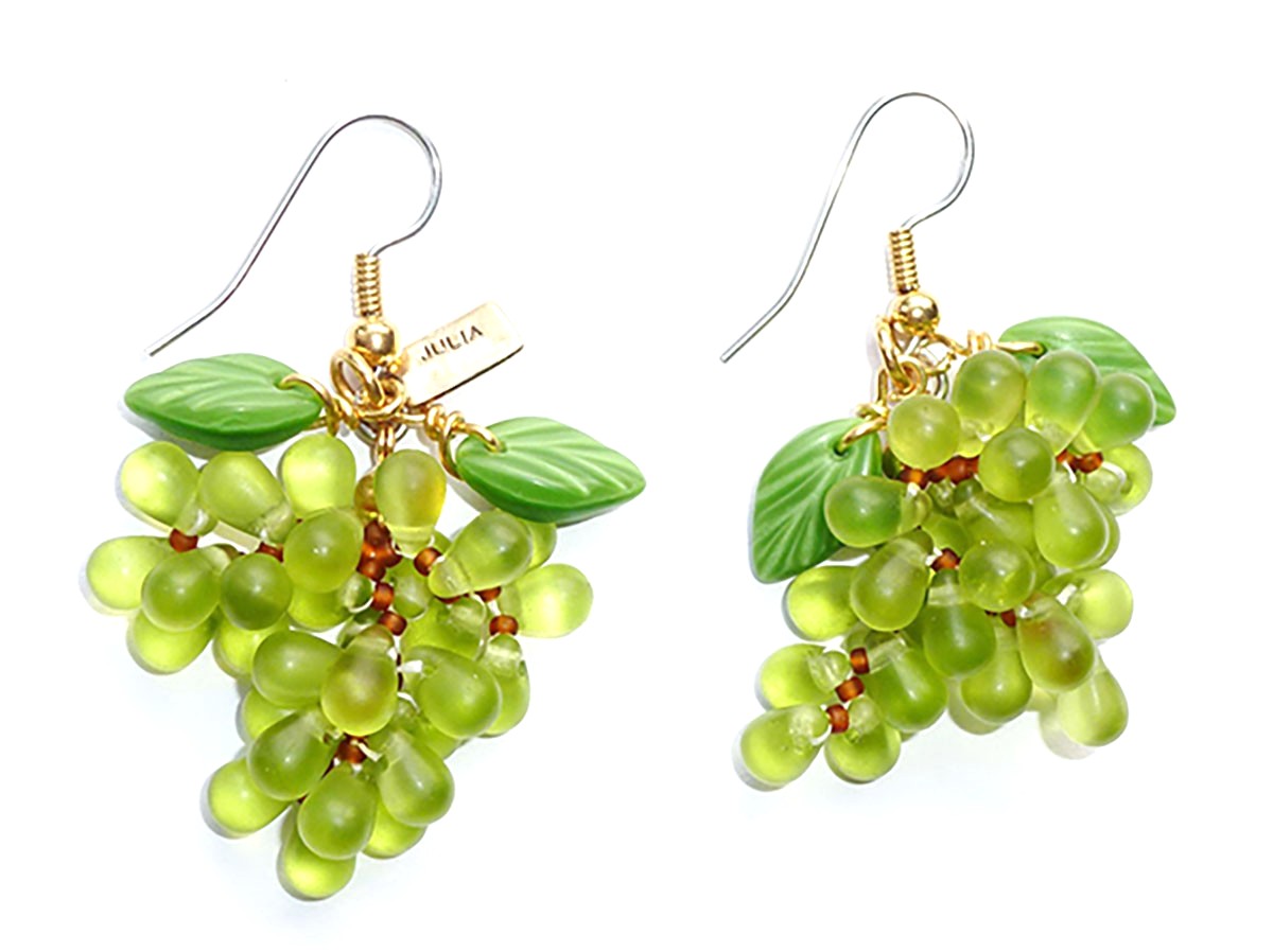 Julia Lee's Jewelry grape cluster earrings